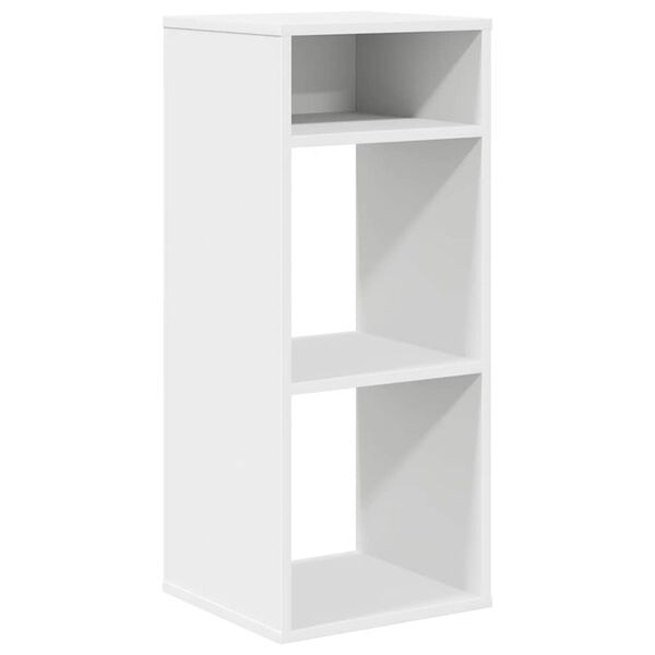 ντουλάπι βιβλίων vidaXL Λευκό 34x31x80 cm Κατασκευασμένο ξύλο