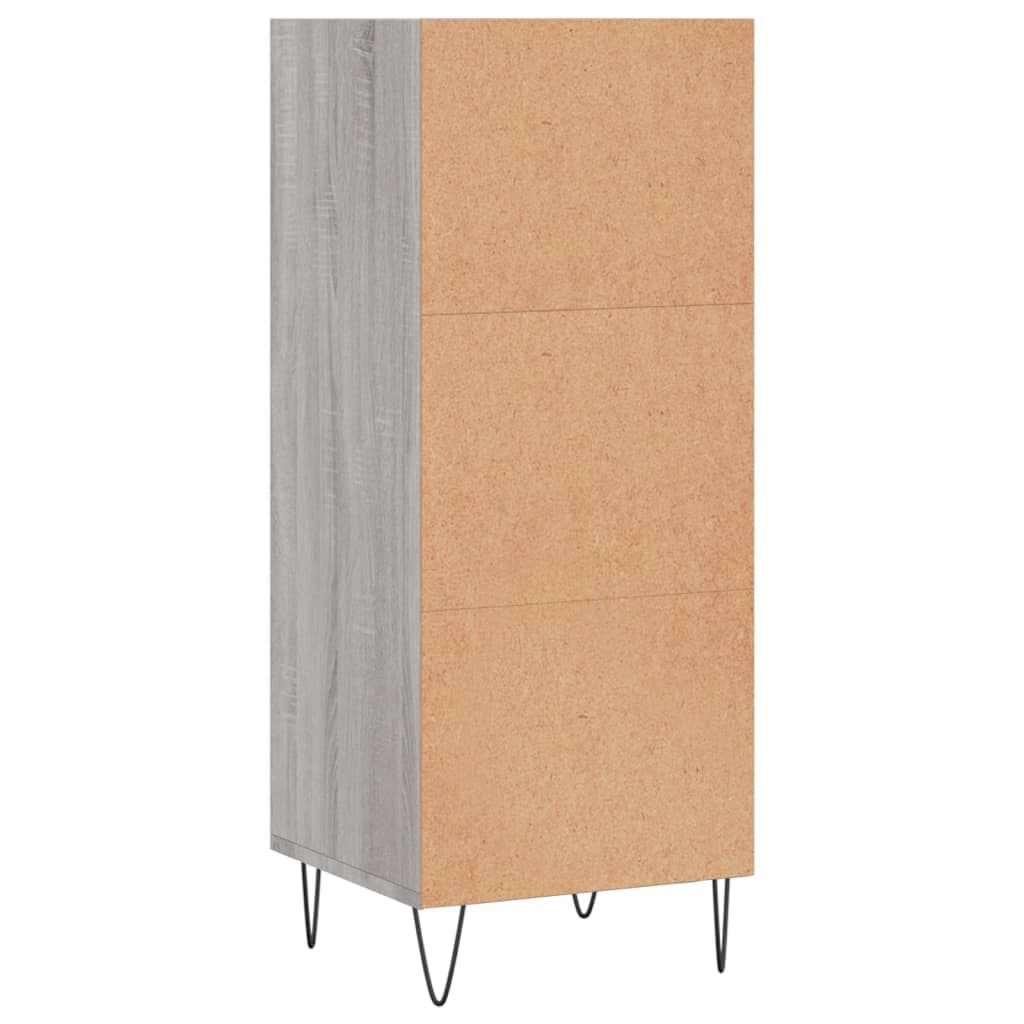 vidaXL Ντουλάπι Γκρι sonoma 34,5x32,5x90εκ. από Επεξεργασμένο Ξύλο