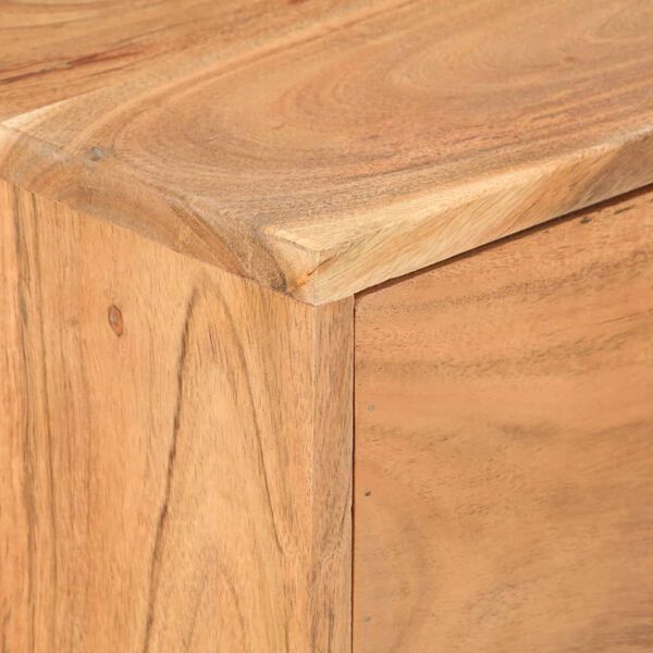vidaXL Ντουλάπι με Συρτάρια 88 x 30 x 73 εκ. από Μασίφ Ξύλο Ακακίας