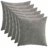 vidaXL &Kappa;ά&lambda;&upsilon;&mu;&mu;&alpha; &Mu;&alpha;&xi;&iota;&lambda;&alpha;&rho;&iota;&omicron;ύ 6 pcs HEERLEN &Sigma;&kappa;&omicron;ύ&rho;&omicron; &Gamma;&kappa;&rho;&iota; 35 x 35 cm