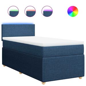 vidaXL &Kappa;&rho;&epsilon;&beta;ά&tau;&iota; Boxspring &mu;&epsilon; &Sigma;&tau;&rho;ώ&mu;&alpha; &Mu;&pi;&lambda;&epsilon; 80x200 &epsilon;&kappa;. &Upsilon;&phi;&alpha;&sigma;&mu;ά&tau;&iota;&nu;&omicron;