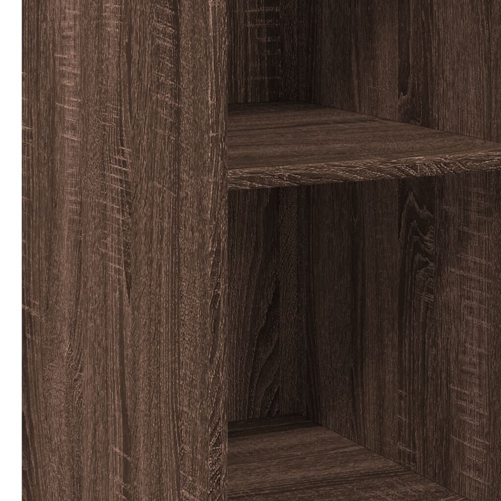 vidaXL Μπουφές Καφέ Δρυς 30x41x93 εκ. από Επεξεργασμένο Ξύλο
