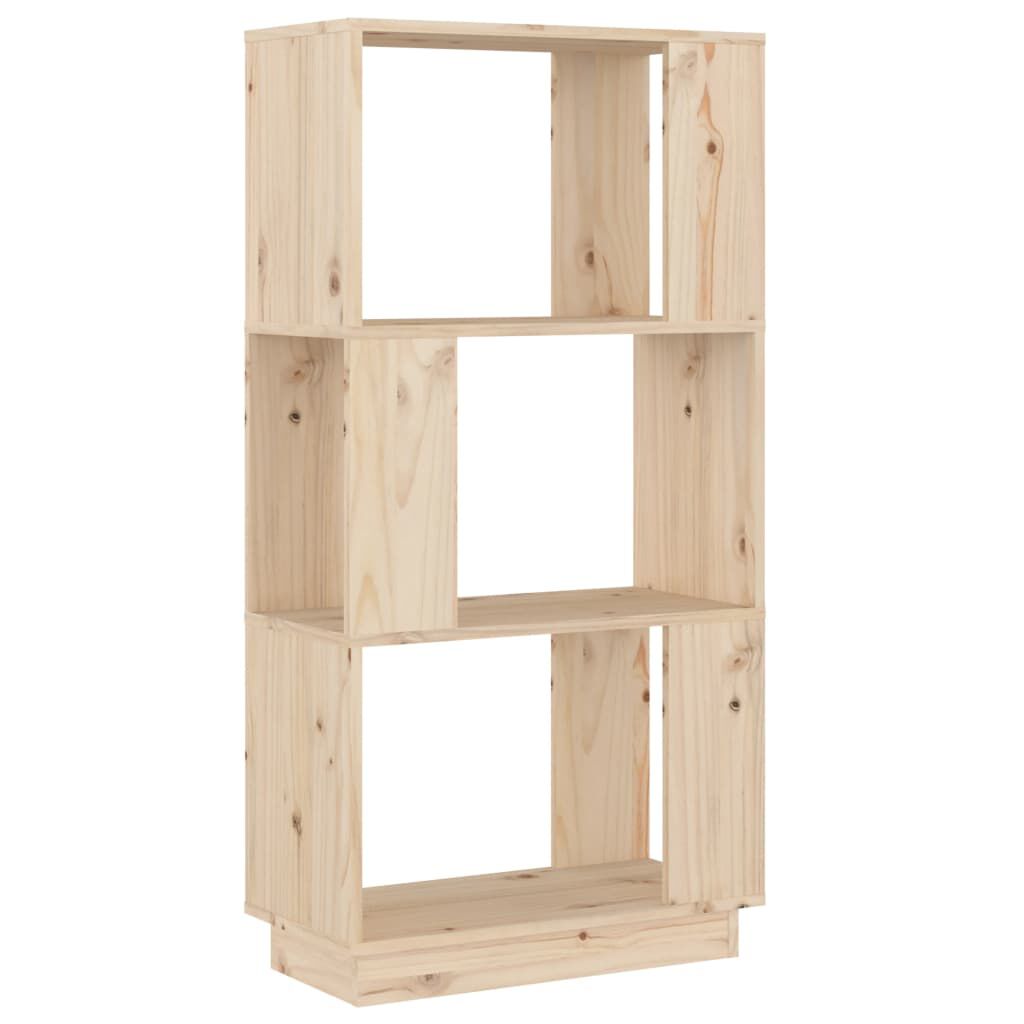 vidaXL Βιβλιοθήκη/Διαχωριστικό Χώρου 51x25x101 εκ. Μασίφ Ξύλο Πεύκου