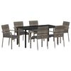 vidaXL &Sigma;έ&tau; &phi;&alpha;&gamma;&eta;&tau;&omicron;ύ &gamma;&iota;&alpha; &kappa;ή&pi;&omicron; &mu;&epsilon; &mu;&alpha;&xi;&iota;&lambda;ά&rho;&iota; 7 pcs &Gamma;&kappa;&rho;&iota; &sigma;&upsilon;&nu;&theta;&epsilon;&tau;&iota;&kappa;ό &rho;&alpha;&tau;ά&nu;