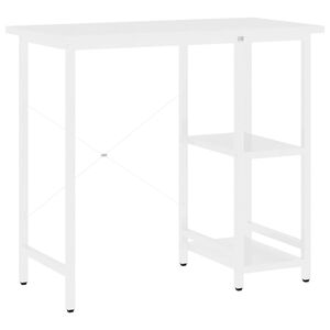 vidaXL &Gamma;&rho;&alpha;&phi;&epsilon;ί&omicron; &Upsilon;&pi;&omicron;&lambda;&omicron;&gamma;&iota;&sigma;&tau;ή &Lambda;&epsilon;&upsilon;&kappa;ό 80 x 40 x 72 &epsilon;&kappa;. &alpha;&pi;ό MDF &kappa;&alpha;&iota; &Mu;έ&tau;&alpha;&lambda;&lambda;&omicron;