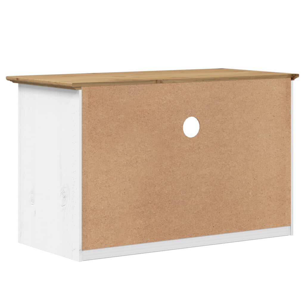 vidaXL Έπιπλο Τηλεόρασης BODO 2 Συρτάρια Καφέ 91,5x44,5x56 εκ. Πεύκο