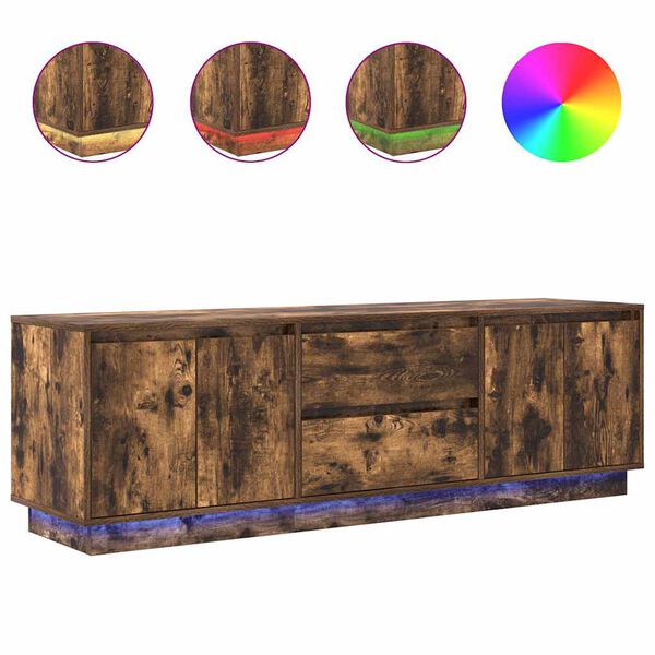 vidaXL Έ&pi;&iota;&pi;&lambda;&omicron; &Tau;&eta;&lambda;&epsilon;ό&rho;&alpha;&sigma;&eta;&sigmaf; &mu;&epsilon; LED &Kappa;&alpha;&pi;&nu;&iota;&sigma;&tau;ή &Delta;&rho;&upsilon;&sigmaf; 160,5x41x50 &epsilon;&kappa;.