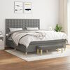 vidaXL &Kappa;&rho;&epsilon;&beta;ά&tau;&iota; Boxspring &mu;&epsilon; &Sigma;&tau;&rho;ώ&mu;&alpha; &Sigma;&kappa;&omicron;ύ&rho;&omicron; &Gamma;&kappa;&rho;&iota; 160x200 &epsilon;&kappa; &Upsilon;&phi;&alpha;&sigma;&mu;ά&tau;&iota;&nu;&omicron;