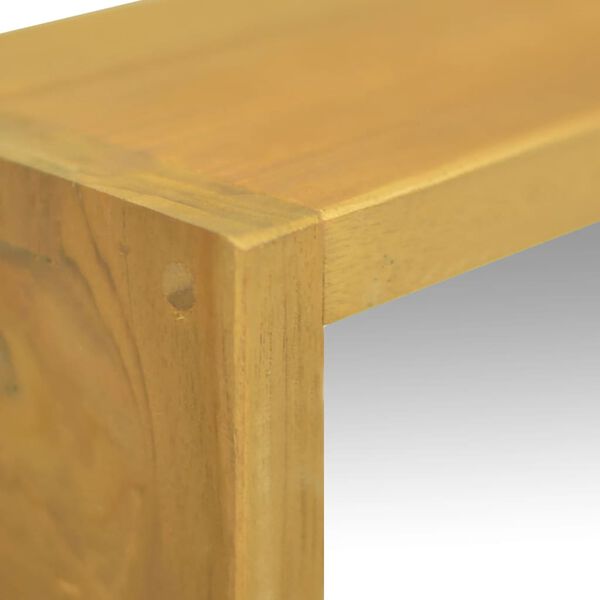 vidaXL Ντουλάπι Καθρέφτη 30 x 10 x 40 εκ. από Μασίφ Ξύλο Teak