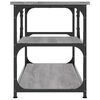 vidaXL Έπιπλο Τηλεόρασης Γκρι Sonoma 103x38x46,5 εκ. Επεξ. Ξύλο/Ατσάλι