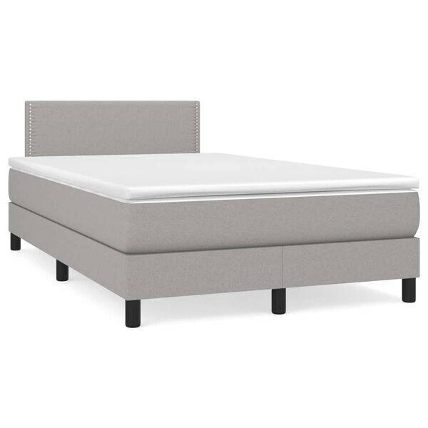 vidaXL &Kappa;&rho;&epsilon;&beta;ά&tau;&iota; Boxspring &mu;&epsilon; &Sigma;&tau;&rho;ώ&mu;&alpha; &Alpha;&nu;&omicron;&iota;&chi;&tau;ό &Gamma;&kappa;&rho;&iota; 120x190 &epsilon;&kappa;. &Upsilon;&phi;&alpha;&sigma;&mu;ά&tau;&iota;&nu;&omicron;