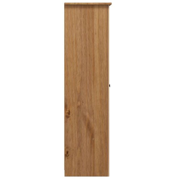vidaXL Ντουλάπα Τρίφυλλη 118 x 50 x 171,5 εκ. Ξύλο Πεύκου Σειρά Panama