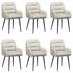 vidaXL &Kappa;&alpha;&rho;έ&kappa;&lambda;&epsilon;&sigmaf; &phi;&alpha;&gamma;&eta;&tau;&omicron;ύ 6 &tau;&mu;&chi;. &Beta;&epsilon;&lambda;&omicron;ύ&delta;&omicron; &Kappa;&rho;&epsilon;&mu; 59 x 59,5 x 90 &epsilon;&kappa;