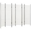 vidaXL &Delta;&iota;&alpha;&chi;&omega;&rho;&iota;&sigma;&tau;&iota;&kappa;ό &Delta;&omega;&mu;&alpha;&tau;ί&omicron;&upsilon; &mu;&epsilon; 6 &Pi;ά&nu;&epsilon;&lambda; &Lambda;&epsilon;&upsilon;&kappa;ό 300 x 180 &epsilon;&kappa;.