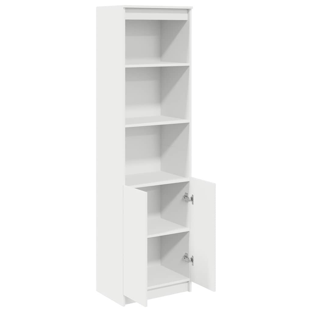 vidaXL Ντουλάπι Λευκό 50x35x180 εκ. από Επεξεργασμένο Ξύλο