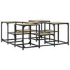 vidaXL Τραπεζάκι Σαλονιού Sonoma Δρυς 91x91x40 εκ. Επεξεργασμένο Ξύλο