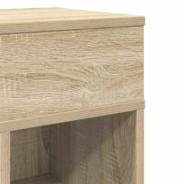 vidaXL Κομοδίνο με συρτάρι Sonoma Δρυς 25x31x66 εκ.