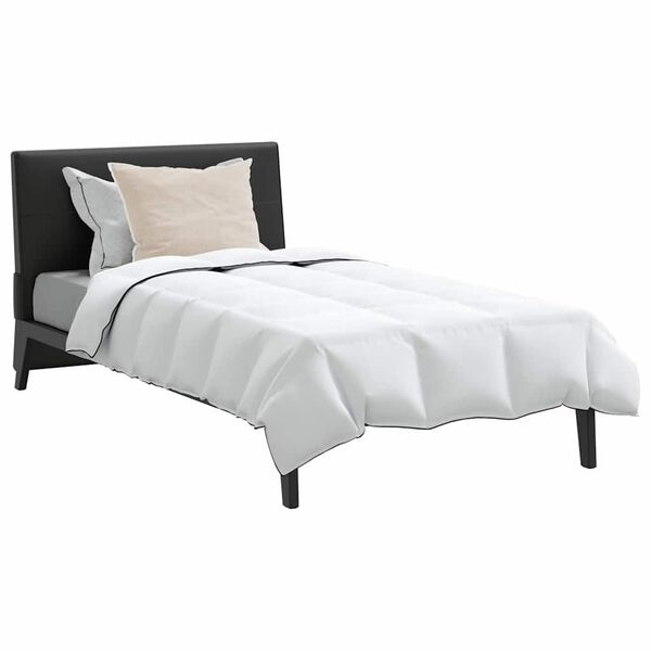 vidaXL Σετ Παπλωμάτων με μαξιλάρι 2 pcs Λευκό 155 x 200 εκ. Πούπουλο