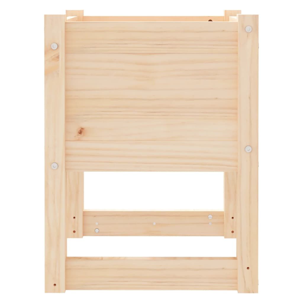 vidaXL Ζαρντινιέρα 40 x 40 x 52,5 εκ. από Μασίφ Ξύλο Πεύκου