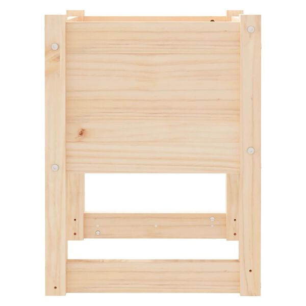 vidaXL Ζαρντινιέρα 40 x 40 x 52,5 εκ. από Μασίφ Ξύλο Πεύκου