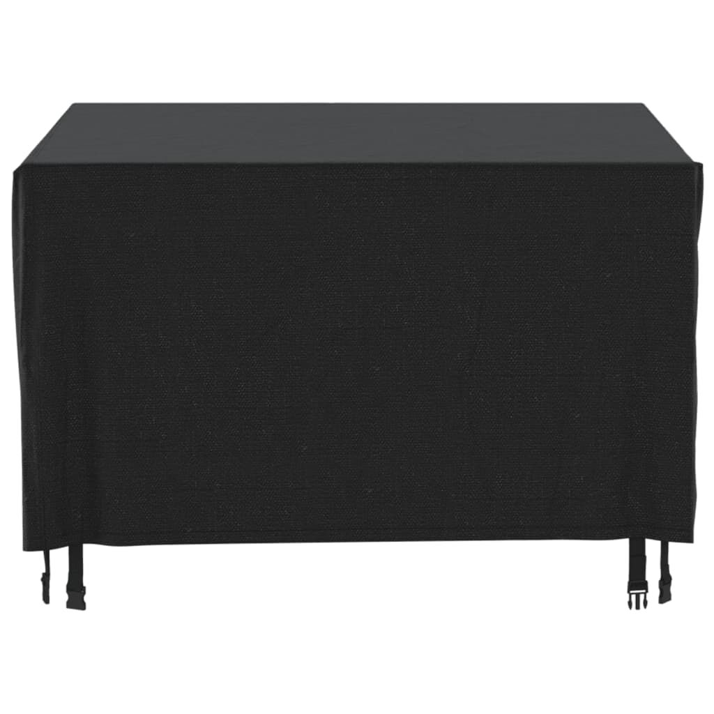 vidaXL Κάλυμμα Επίπλων Κήπου Αδιάβροχο Μαύρο 113x113x73 εκ. 420D