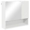 vidaXL Ντουλάπα Καθρέφτη Λευκό 59 x 17 x 55 cm Επεξεργασμένο ξύλο