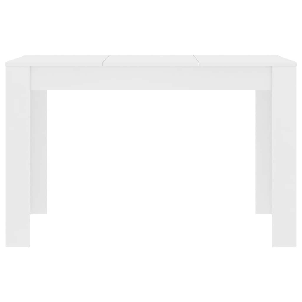 vidaXL Τραπεζαρία Λευκή 120 x 60 x 76 εκ. από Επεξ. Ξύλο