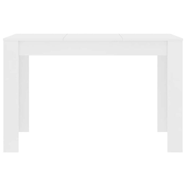 vidaXL Τραπεζαρία Λευκή 120 x 60 x 76 εκ. από Επεξ. Ξύλο