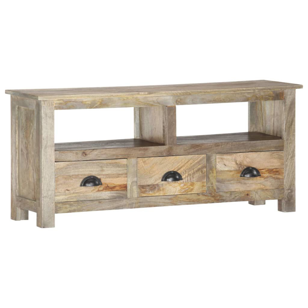 vidaXL Έπιπλο Τηλεόρασης 110 x 30 x 50 εκ. από Μασίφ Ξύλο Μάνγκο