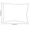 vidaXL Διπλό με Μαξιλάρι 2 pcs Λευκό 135 x 220 εκ. Μικροΐνες