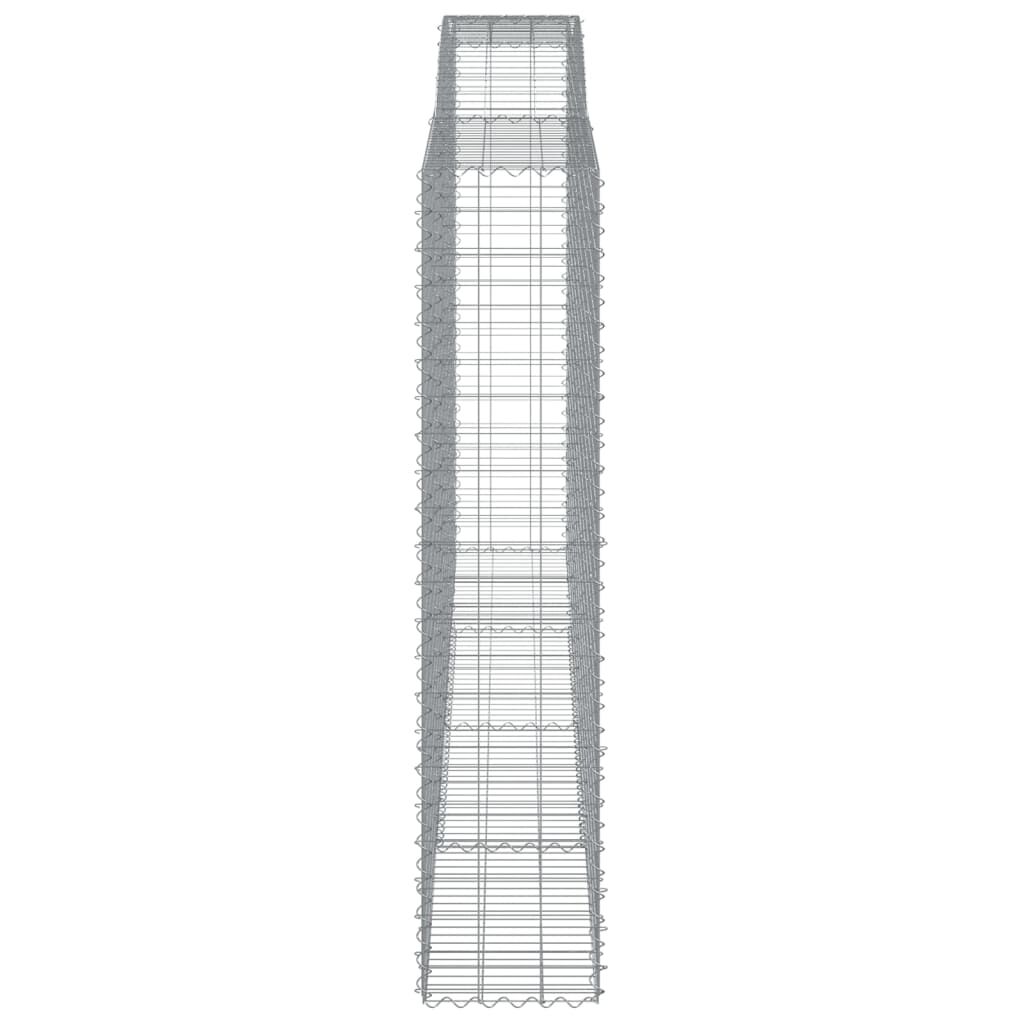 vidaXL Συρματοκιβώτια Τοξωτά 20 τεμ. 400x50x220/240 εκ. Γαλβαν. Ατσάλι