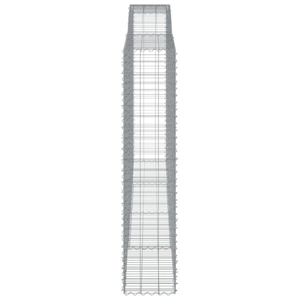 vidaXL Συρματοκιβώτια Τοξωτά 20 τεμ. 400x50x220/240 εκ. Γαλβαν. Ατσάλι