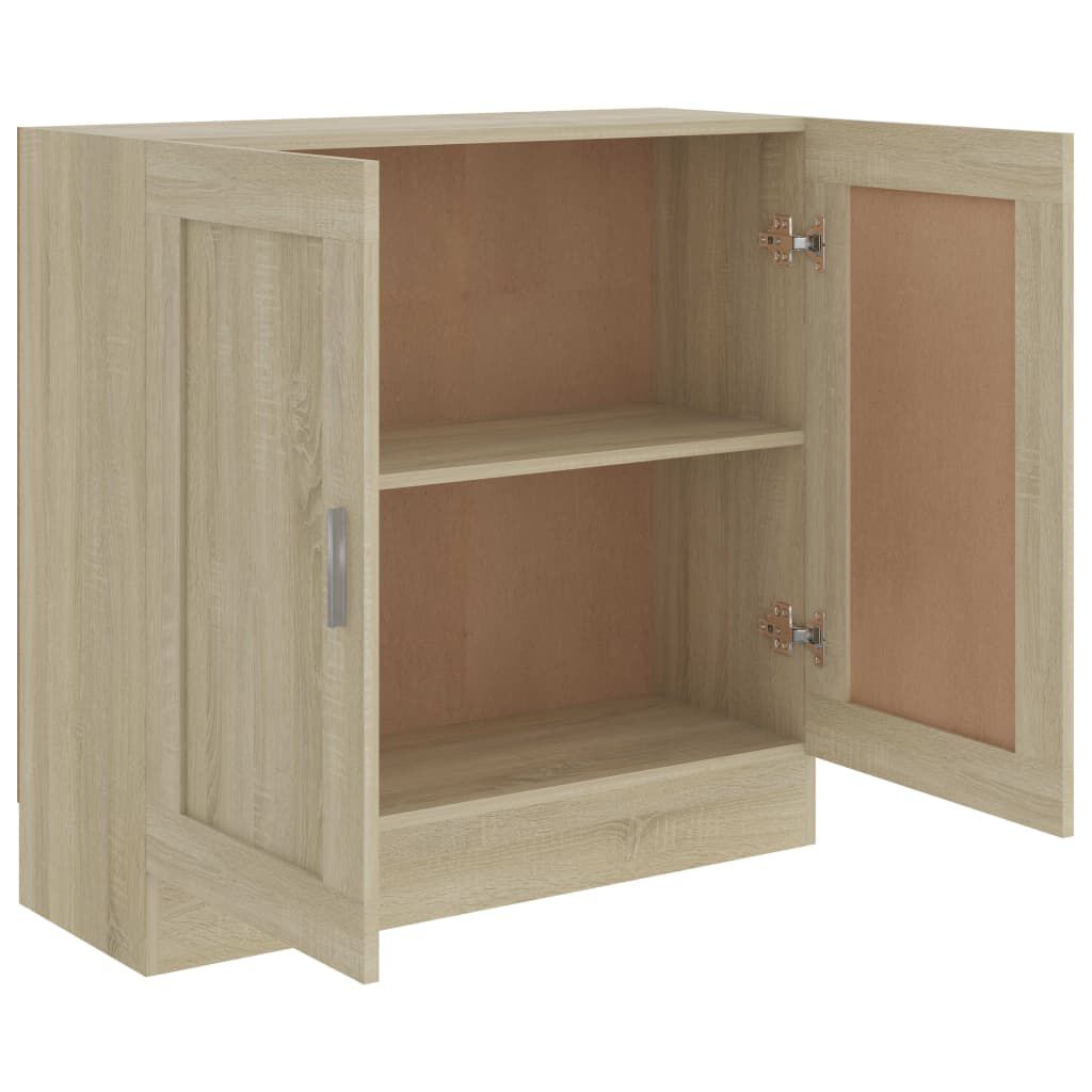 vidaXL Βιβλιοθήκη Χρώμα Sonoma Δρυς 82,5 x 30,5 x 80 εκ. Επεξ. Ξύλο