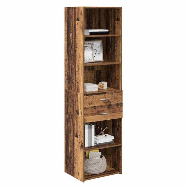 vidaXL Highboard &Pi;&alpha;&lambda;&iota;ό &Xi;ύ&lambda;&omicron; 50 x 42,5 x 185 &epsilon;&kappa;. &Epsilon;&pi;&epsilon;&xi;&epsilon;&rho;&gamma;&alpha;&sigma;&mu;έ&nu;&omicron; &xi;ύ&lambda;&omicron;