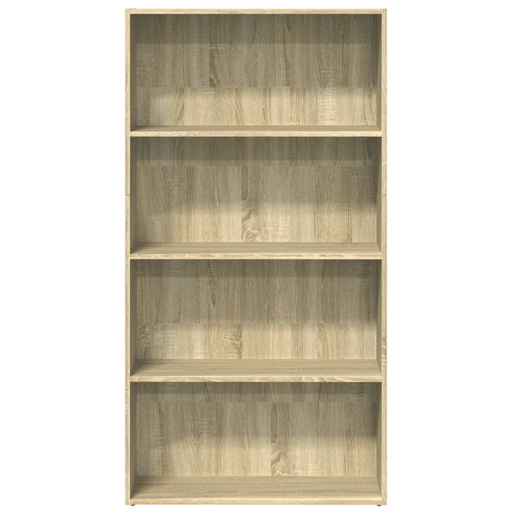 vidaXL Βιβλιοθήκη Sonoma Δρυς 80x30x152 εκ. από Επεξεργασμένο Ξύλο