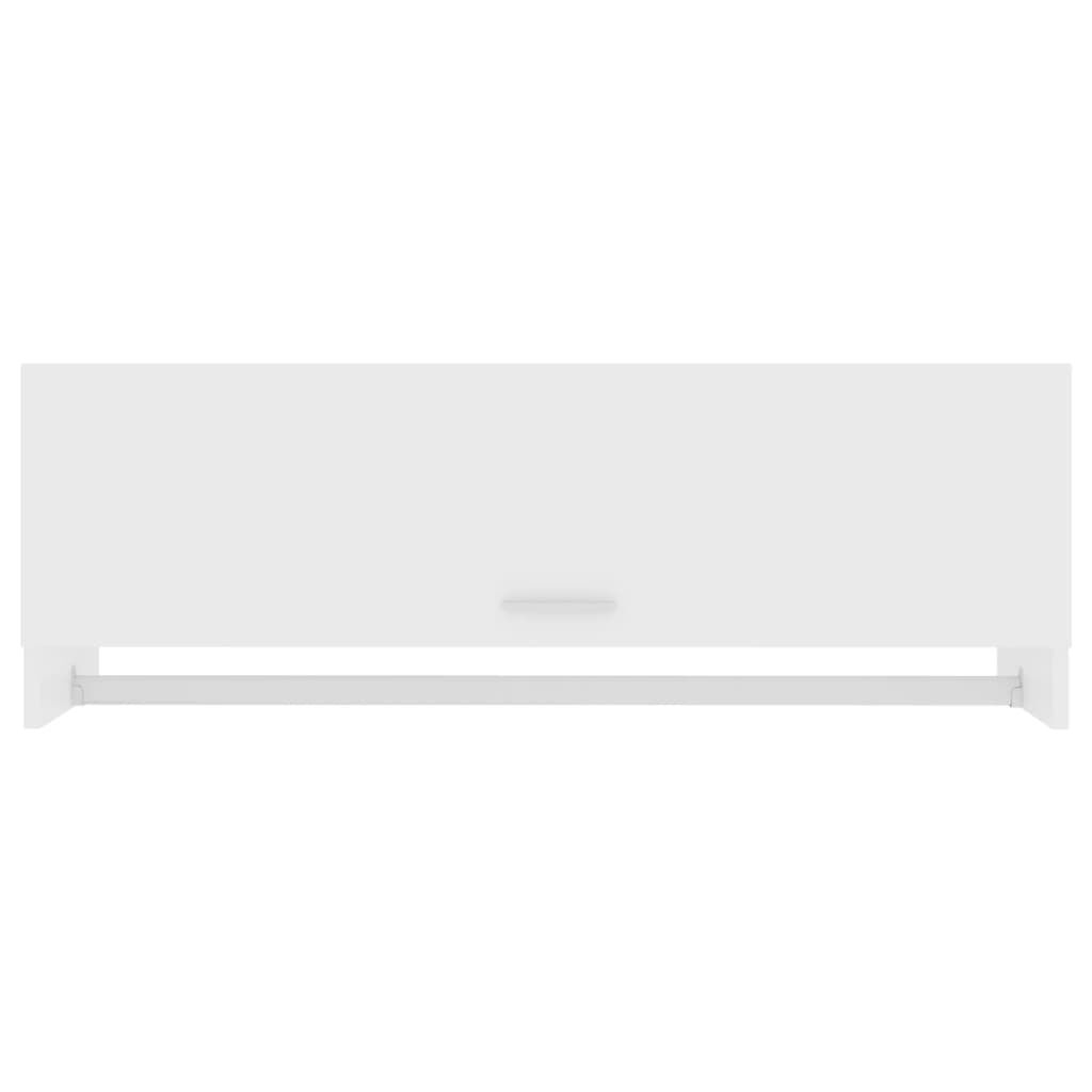 vidaXL Ντουλάπα Λευκή 100 x 32,5 x 35 εκ. από Επεξ. Ξύλο