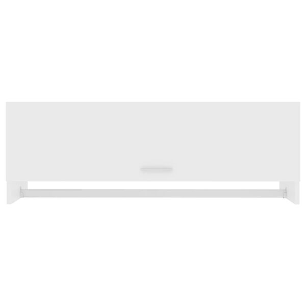 vidaXL Ντουλάπα Λευκή 100 x 32,5 x 35 εκ. από Επεξ. Ξύλο