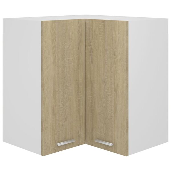 vidaXL Ντουλάπι Γωνία Κρεμαστό Lyon Sonoma Δρυς 57x57x60εκ. από