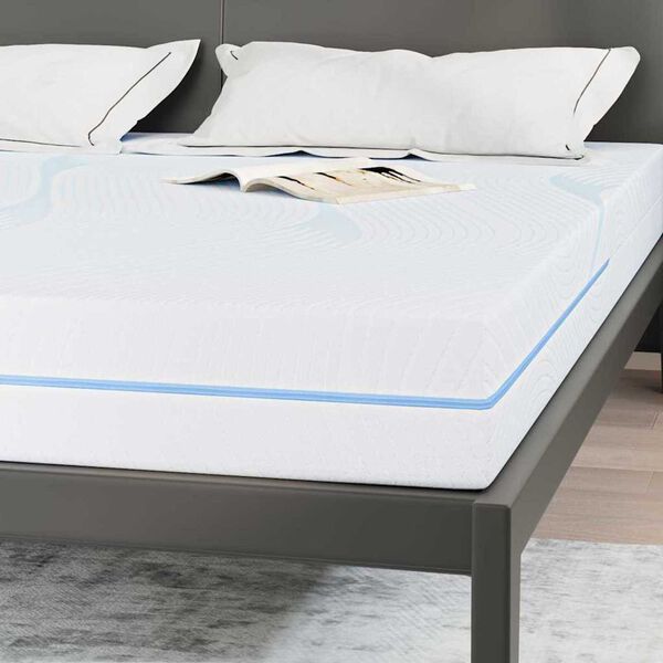 vidaXL Στρώμα Λευκό 200 x 200 cm Pěna