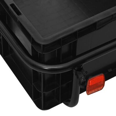 vidaXL Τρέιλερ ποδηλάτου για Φορτία Μπλε 155x60x83 εκ. Ατσάλι