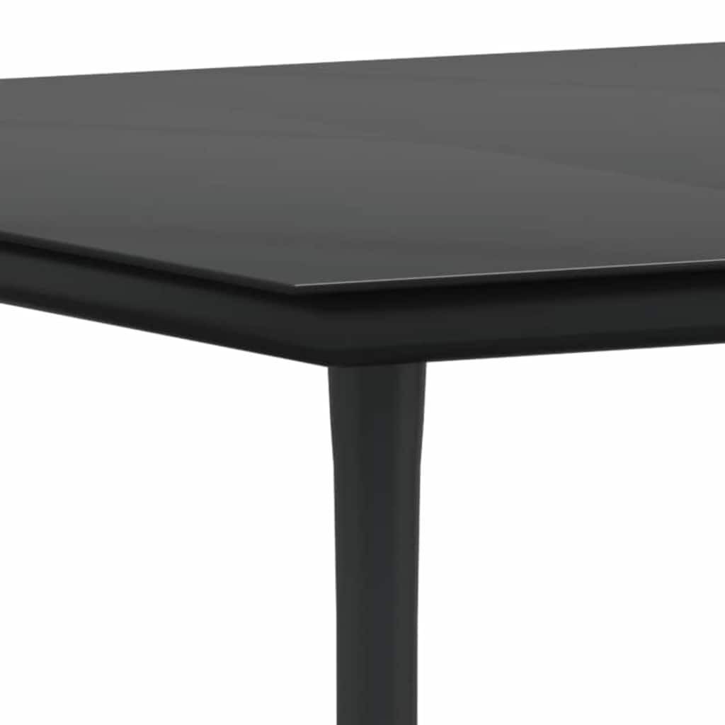 vidaXL Σετ τραπεζαρίας 7 pcs Ανοιχτό γκρι Πολυ ράταν