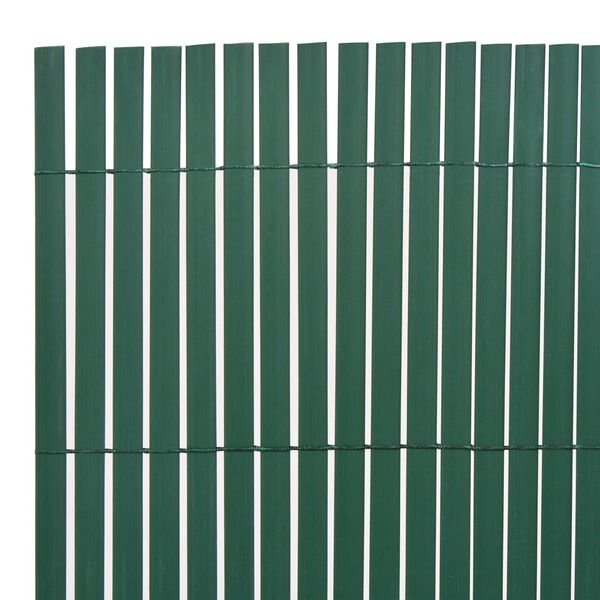vidaXL Κήπος Φράκτης Διπλής Όψης Πράσινο 1,5x3 μ PVC