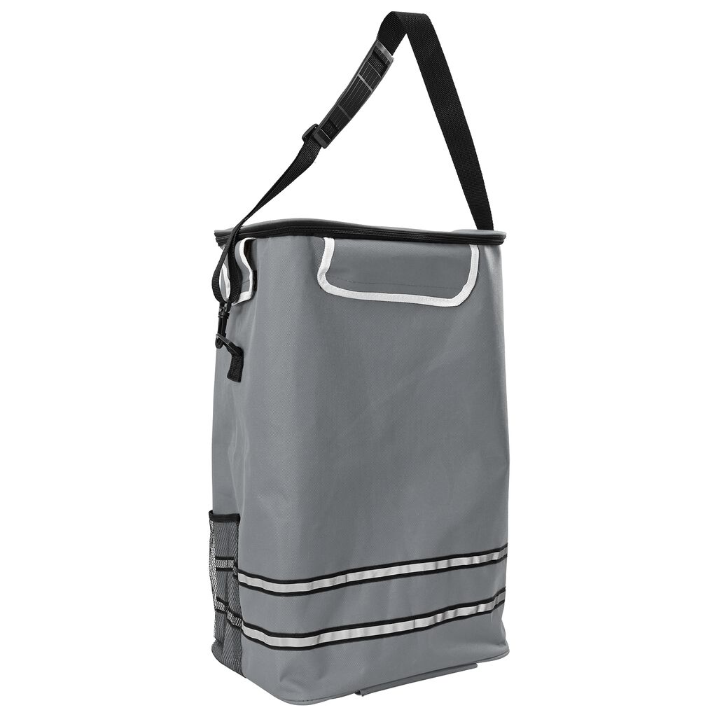 vidaXL Καρότσι Αγορών Γκρι 36.5 x 46.5 x 100.5 εκ Ύφασμα Oxford
