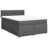 vidaXL &Kappa;&rho;&epsilon;&beta;ά&tau;&iota; Boxspring &mu;&epsilon; &Sigma;&tau;&rho;ώ&mu;&alpha; &Sigma;&kappa;&omicron;ύ&rho;&omicron; &Gamma;&kappa;&rho;&iota; 140x200 &epsilon;&kappa; &Upsilon;&phi;&alpha;&sigma;&mu;ά&tau;&iota;&nu;&omicron;