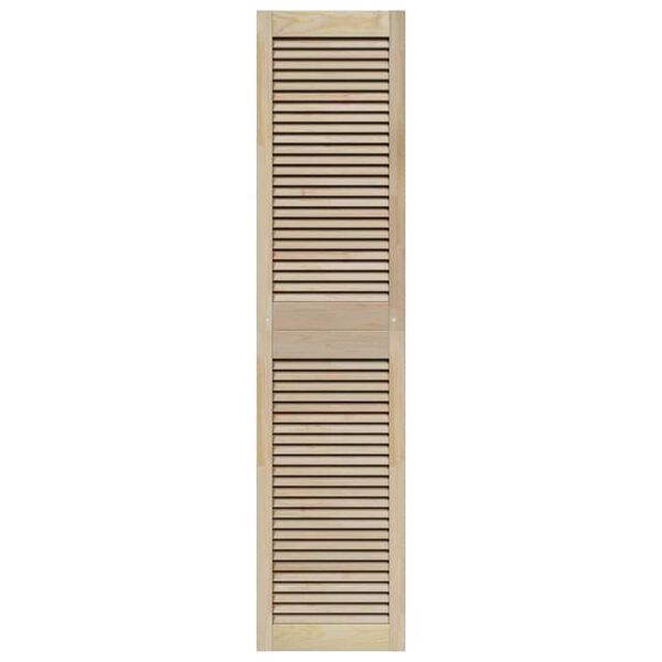 vidaXL Πόρτες Ντουλάπας με πόρτα 4 pcs Καφέ 170 x 39.5 x 2.1 εκ