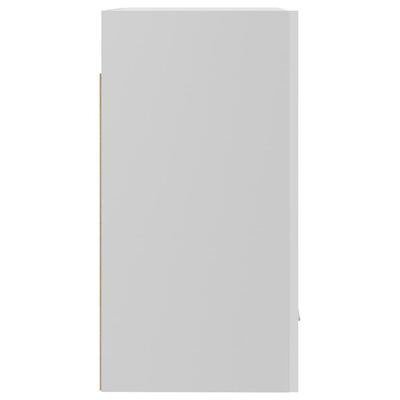 vidaXL Ντουλάπι Κρεμαστό Γυαλιστερό Λευκό 50x31x60 εκ. Μοριοσανίδα