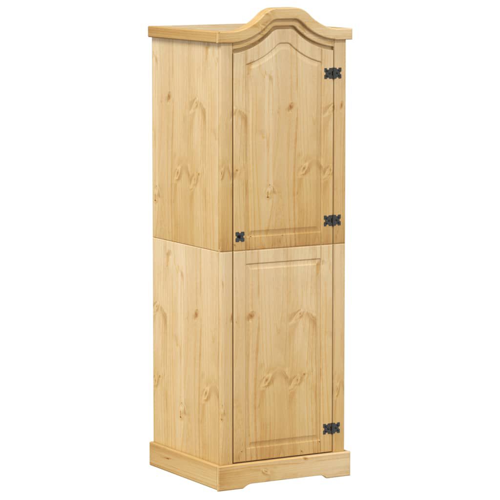 vidaXL Ντουλάπα Corona 55x52x170 εκ. από Μασίφ Ξύλο Πεύκου