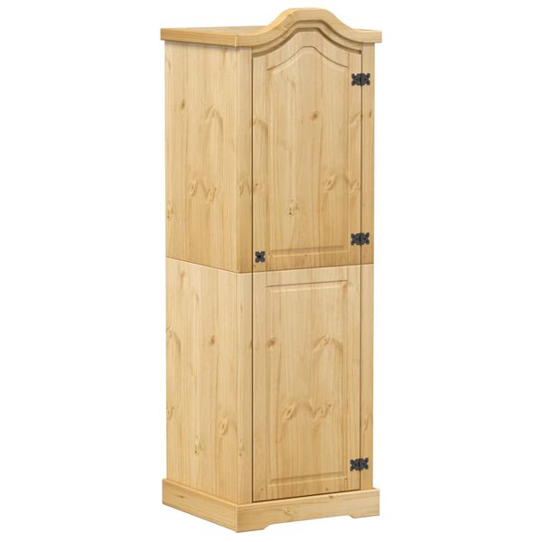 vidaXL Ντουλάπα Corona 55x52x170 εκ. από Μασίφ Ξύλο Πεύκου