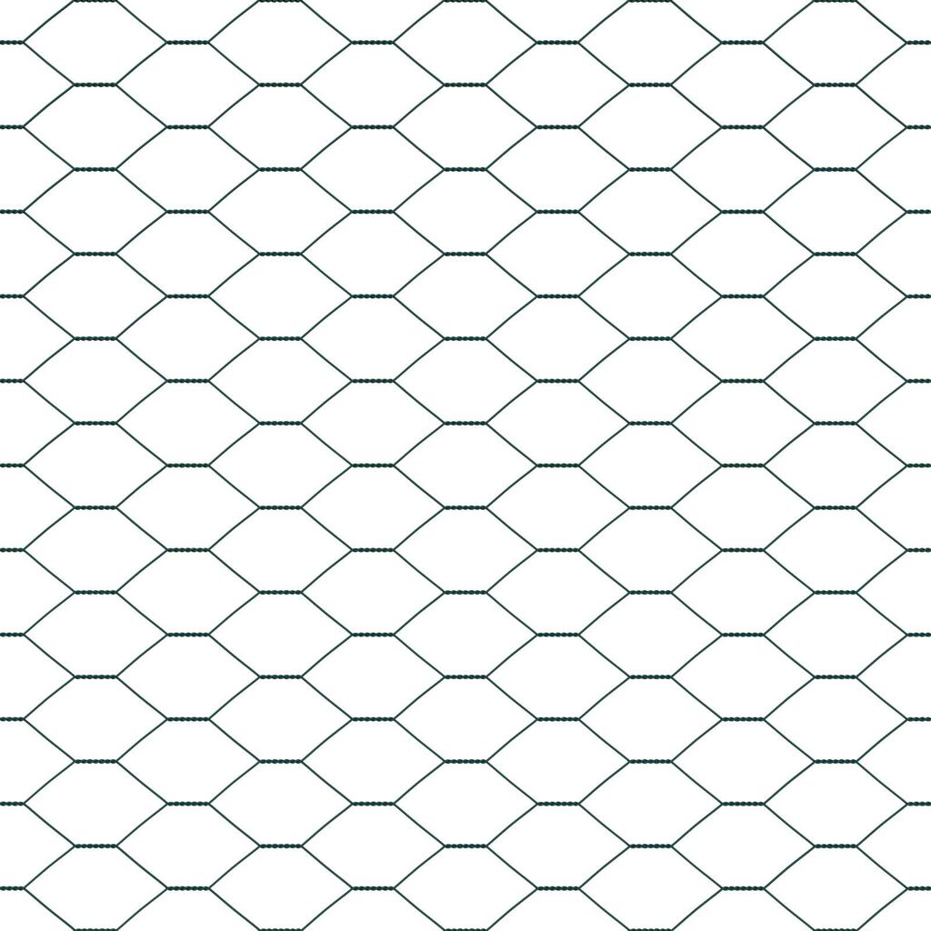 vidaXL Σέτ Περίφραξης Σετ 2 Πράσινο Ατσάλι, PVC 25 x 1.2 μ Ανθεκτικό