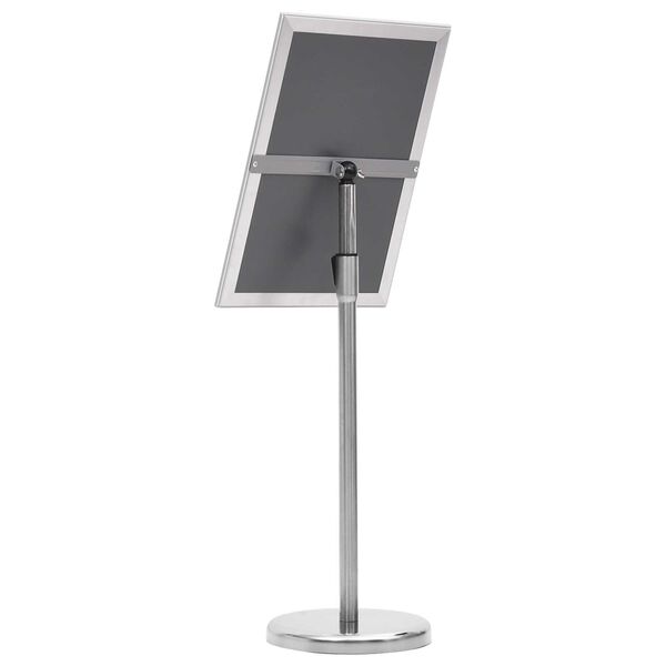 vidaXL Βάσεις Αφισών 2 pcs Ασημί 45 x 33 x 88 cm Κράμα Αλουμινίου